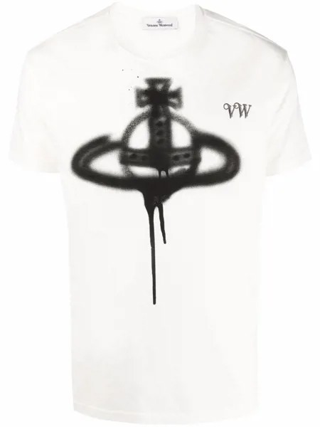 Vivienne Westwood футболка из органического хлопка с логотипом