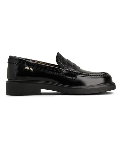 Кожаные тапочки Tod'S, черный