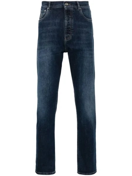 Brunello Cucinelli прямые джинсы, синий