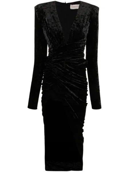 Alexandre Vauthier платье асимметричного кроя, черный