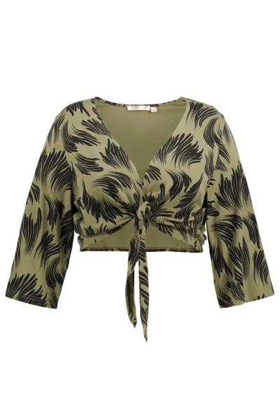 Футболка Ulla Popken jacke, цвет schilf