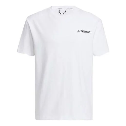 Футболка adidas Terrex U Trx Logo T Outdoor Sports Short Sleeve White T-Shirt, белый