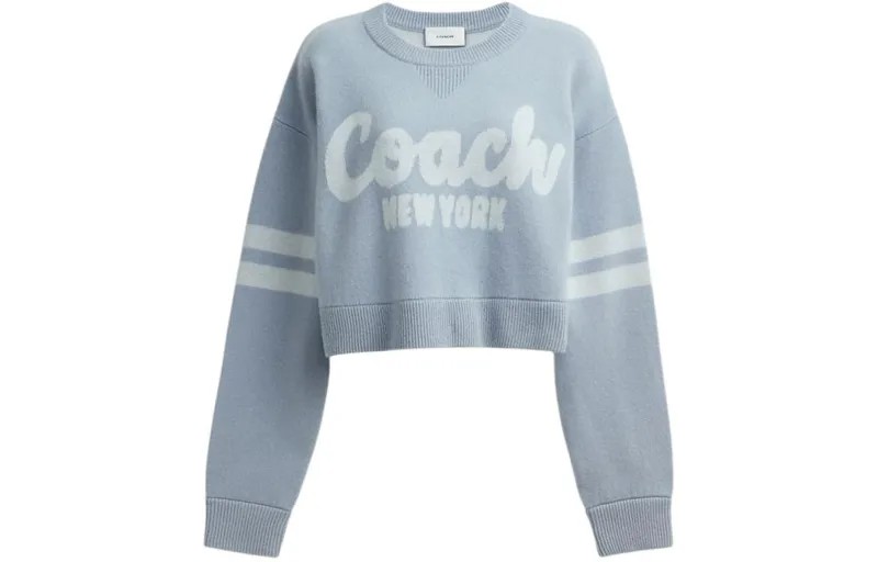 COACH Женский свитер, цвет Blue