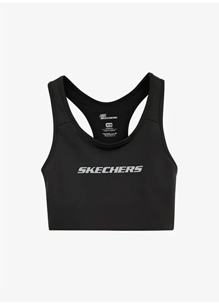 Черный спортивный бюстгальтер Skechers