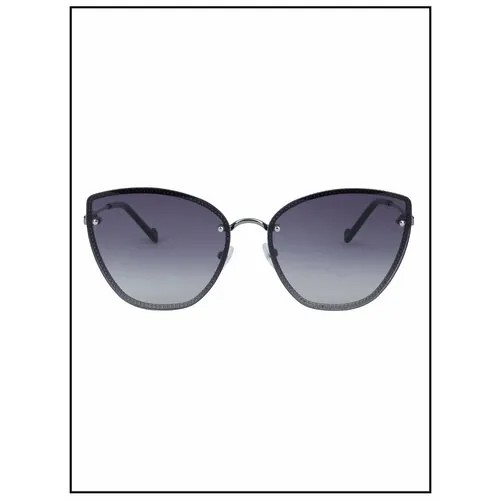 Солнцезащитные очки LIU JO, серебряный, серый