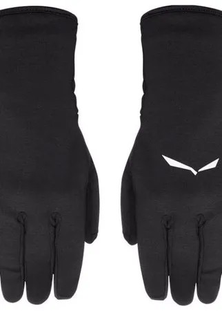 Перчатки Salewa, светоотражающие элементы, размер XXL, черный