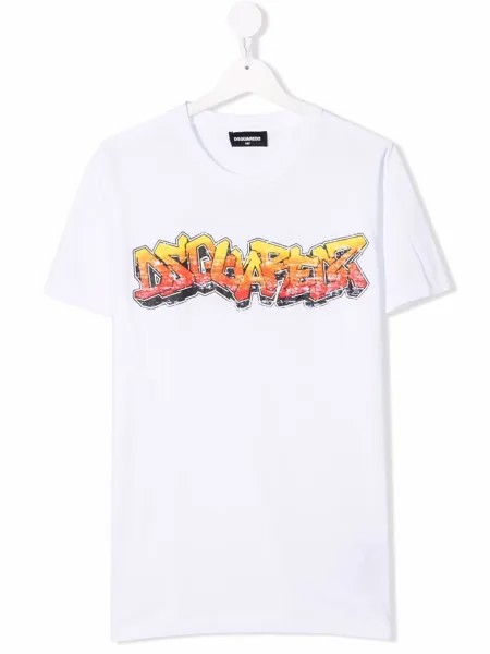 Dsquared2 Kids TEEN logo-print short-sleeved T-shirt