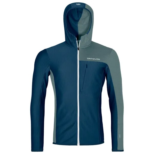 Флисовая жилетка Ortovox Fleece Light Grid Hooded, цвет Deep Ocean