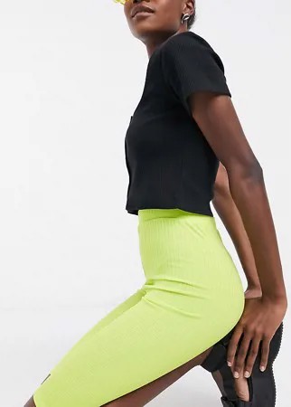 Лаймово-зеленые шорты-леггинсы от комплекта COLLUSION-Зеленый цвет