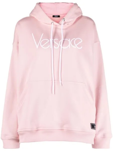 Versace худи 1978 Re-Edition с вышитым логотипом, розовый