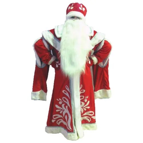 Карнавальный костюм Дед Мороз Боярский взрослый арт.2044 рост: 180 см; размер: 52-54