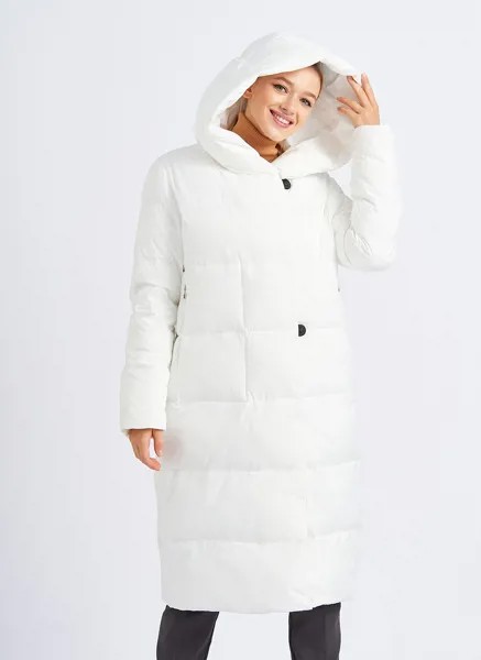 Пальто женское Napoli 50509 белое 50 RU