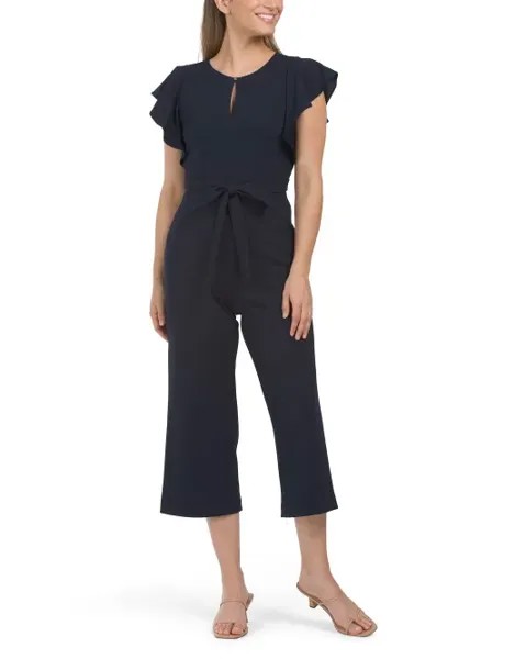Комбинезон с развевающимися рукавами Dkny, цвет Midnight