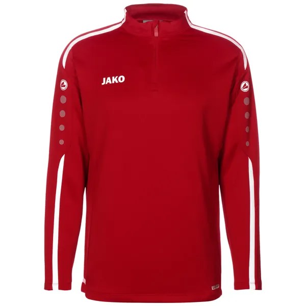 Лонгслив Jako Striker 2.0 Ziptop, красный