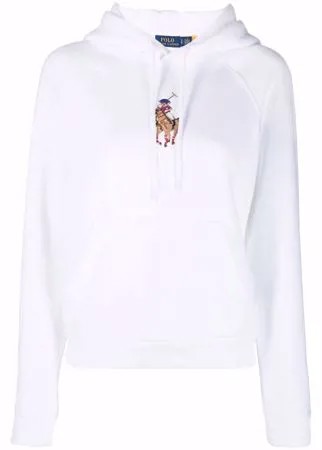 Polo Ralph Lauren embroidered-logo hoodie