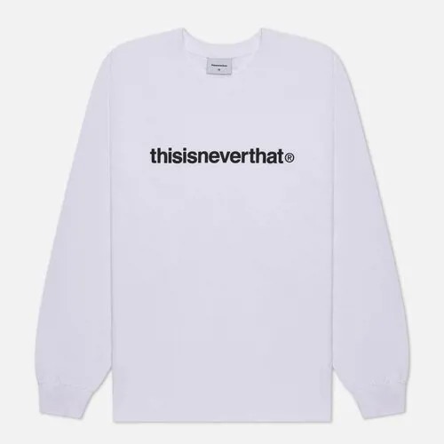 Мужской лонгслив thisisneverthat Print T-Logo белый, Размер S