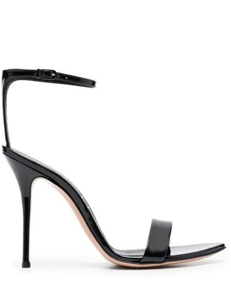 Casadei лакированные босоножки, черный