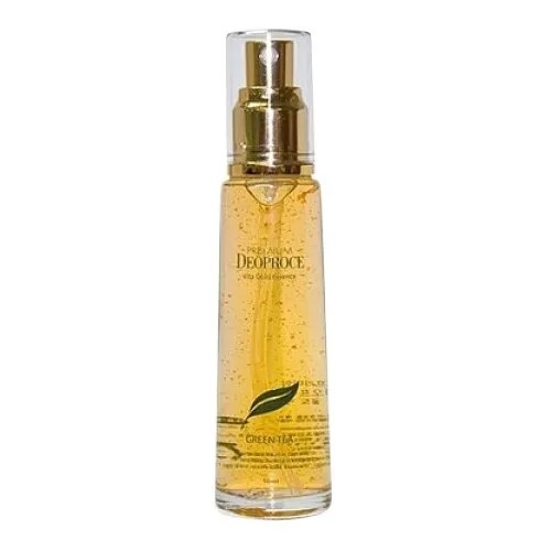 Deoproce Premium Green Tea Vita Gold Essence Эссенция для лица с частичками золота, 50 мл