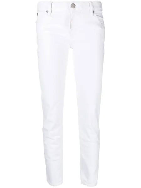Dsquared2 джинсы скинни White Bull, белый