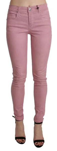 ACHT Jeans Хлопковые эластичные розовые джинсовые брюки-скинни со средней талией s. W26 Рекомендуемая розничная цена 250 долларов США.