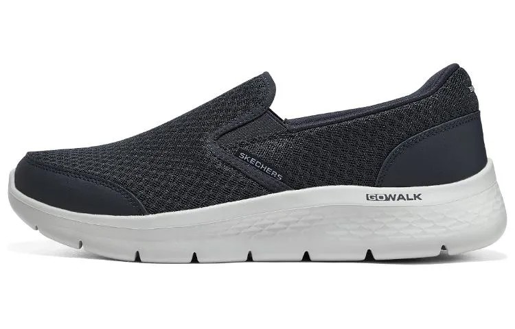 Skechers Go Walk Flex Lifestyle Shoes Men Low-top Navy