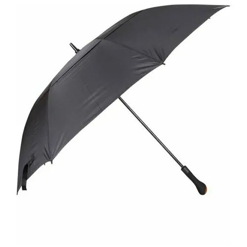 Зонт Двойной с ручкой МКП трость Эврика, зонт-трость мужской черный, зонт для двоих, диаметр купола 132 см