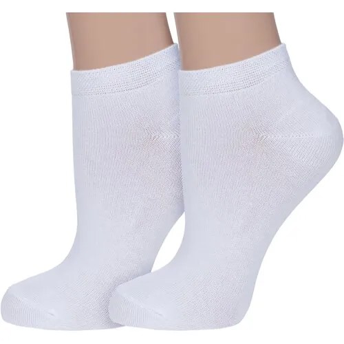 Носки PARA socks, 2 пары, размер 23, белый