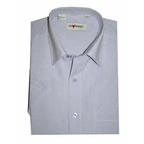 Рубашка Maestro, размер 52RU/L/170-178/42 ворот, лиловый