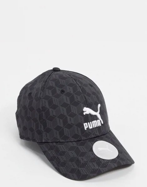 Черная бейсболка Puma-Черный