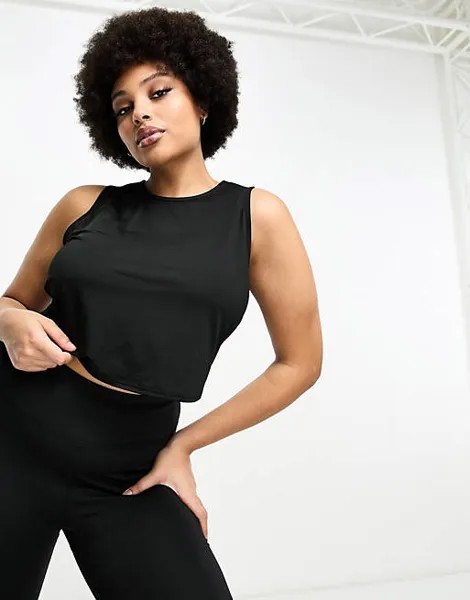 Слегка укороченный жилет ASOS 4505 Curve Icon