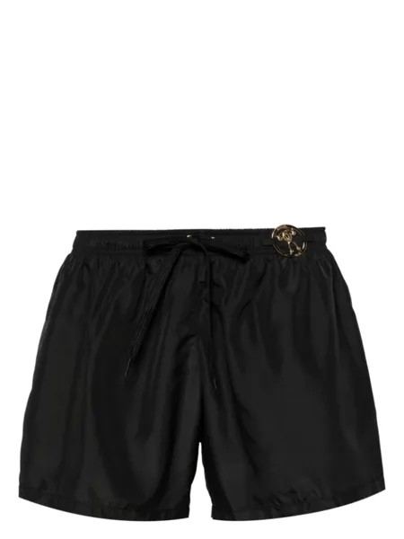 Moschino плавки-шорты Double Question Mark, черный