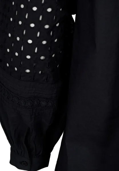 Туника Long Sleeve With Decorative Details Zizzi, черный