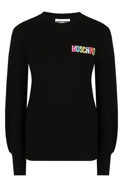 Свитшот женский MOSCHINO 131616 черный 40 IT