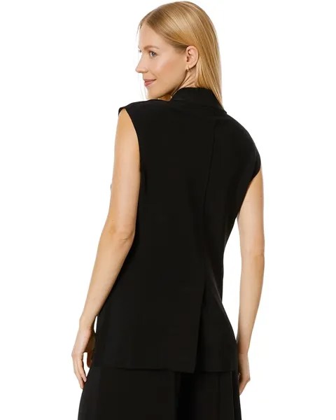 Куртка Norma Kamali Sleeveless Single Breasted Jacket, черный