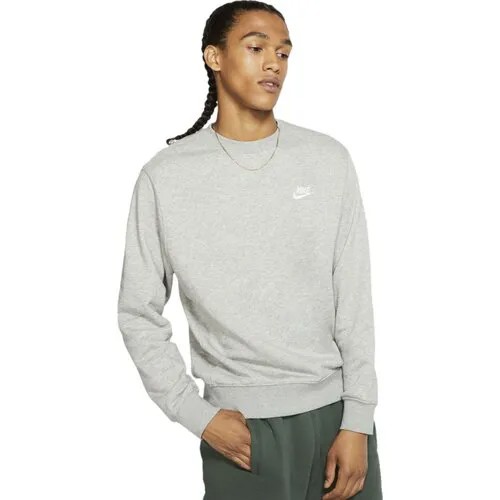 Свитшот спортивный NIKE NSW CLUB CRW FT HOODIE, размер L, , gray