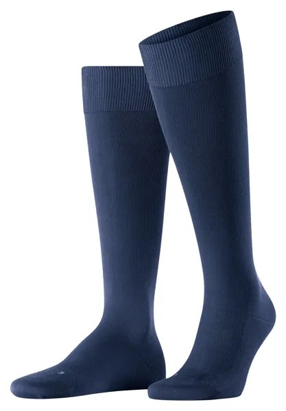 Носки ENERGIZING COTTON KNEE-HIGH COMPRESSION FALKE, темно-синие