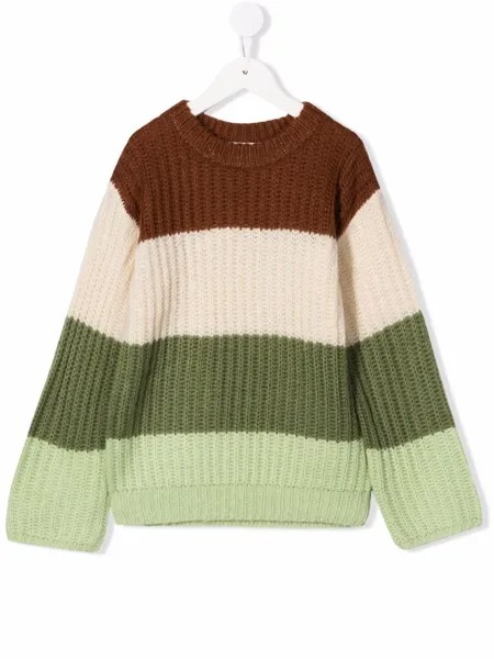 Scotch & Soda Kids джемпер крупной вязки в полоску