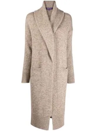Ralph Lauren Collection кашемировое пальто-кардиган вязки интарсия