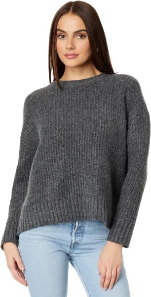 Свитер Crew Neck With Waffle Stretch Vince Camuto, цвет Medium Heather Grey