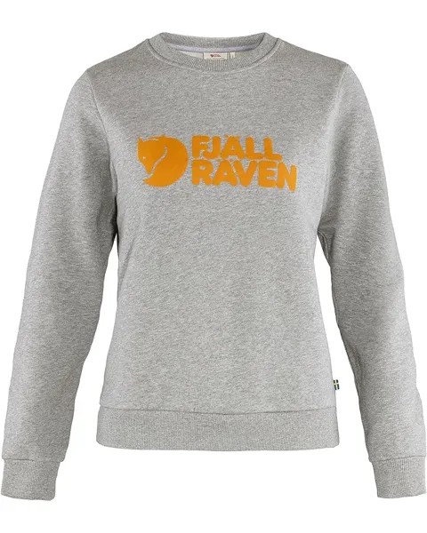 Толстовка Fjällräven Fjallraven Logo Sweater, цвет Grey/Melange