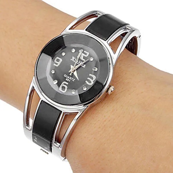 СИНЬХУА Женщины часы модный браслет элегантный нержавеющая сталь кварцевые женские часы основные наручные часы Mujer relogios re