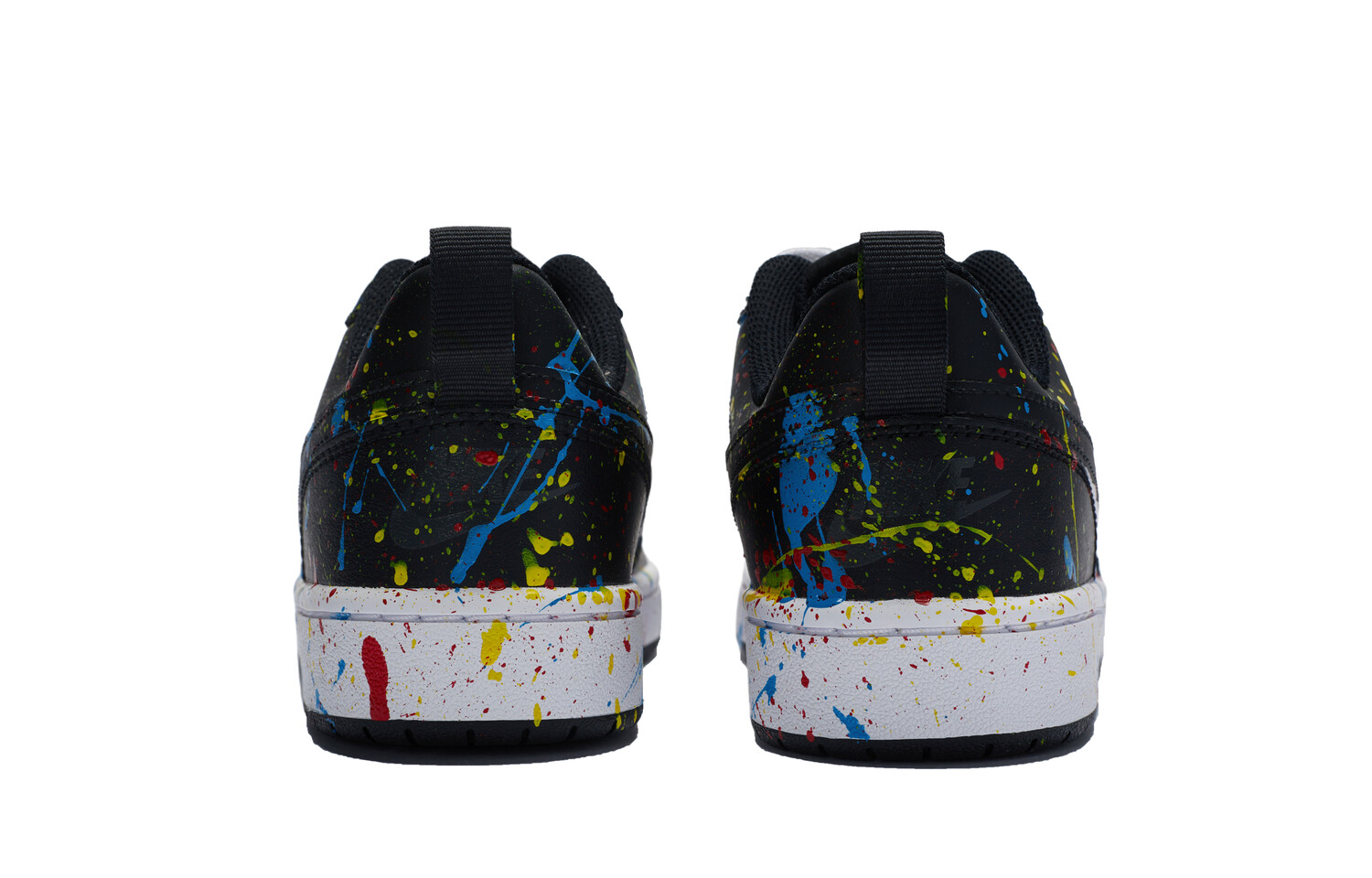Кроссовки Nike Court Borough Skateboarding Shoes Women's Low-top White, черный/белый