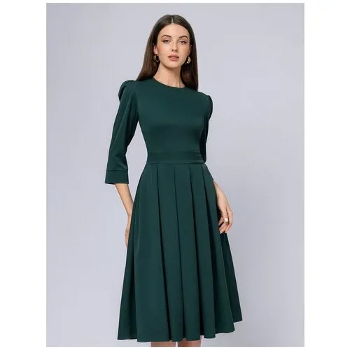 Платье 1001dress, размер 44, зеленый