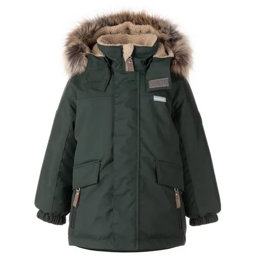 Куртка KERRY зимняя, размер 104, зеленый