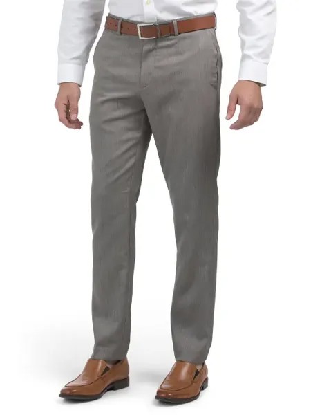 Узкие брюки из акульей кожи Perry Ellis Portfolio, цвет Alloy