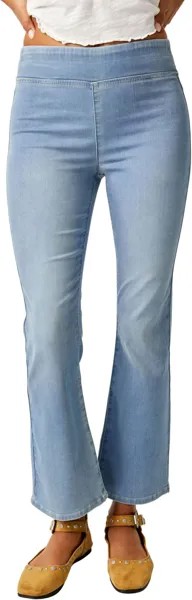 Джинсы In My Feelings Cropped Boot Jeans Free People, цвет Bermondsey Blue
