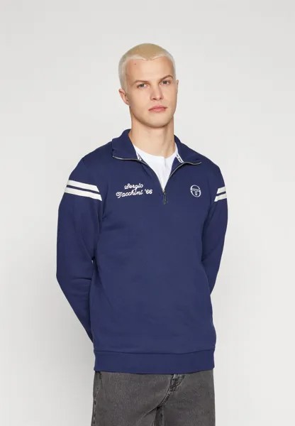 Толстовка Sergio Tacchini MAURIZIO 1/4 ZIP, цвет maritime blue