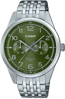 Японские наручные  мужские часы Casio MTP-E340D-3A. Коллекция Analog