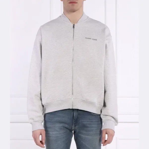 Толстовка-Бомбер свободного кроя Tommy Hilfiger, серый
