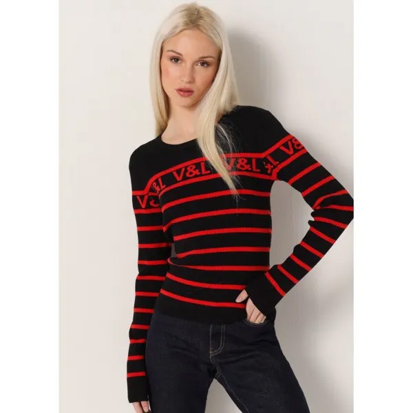 Свитер Victorio & Lucchino Round Neck, черный